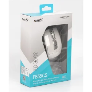 Миша бездротова A4Tech Fstyler FB35CS Icy White USB, FB35CS (Icy White) UA