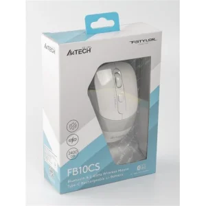 Миша бездротова A4Tech Fstyler FB10CS Grayish White USB, FB10CS (Grayish White) UA