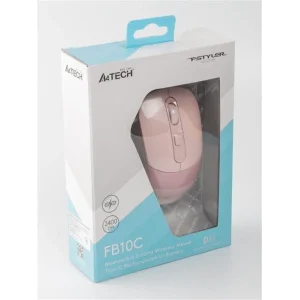 Мышь беспроводная A4Tech Fstyler FB10C Pink USB, FB10C (Pink) UA