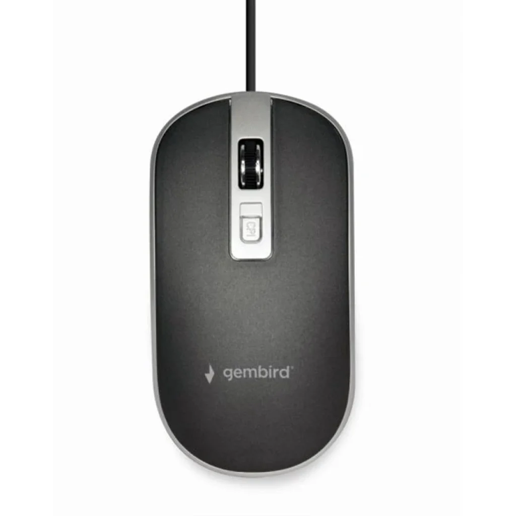 Мышь Gembird MUS-4B-06-BS Black/Silver UA