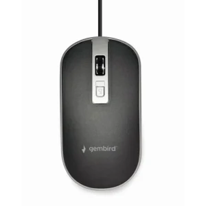 Мышь Gembird MUS-4B-06-BS Black/Silver UA
