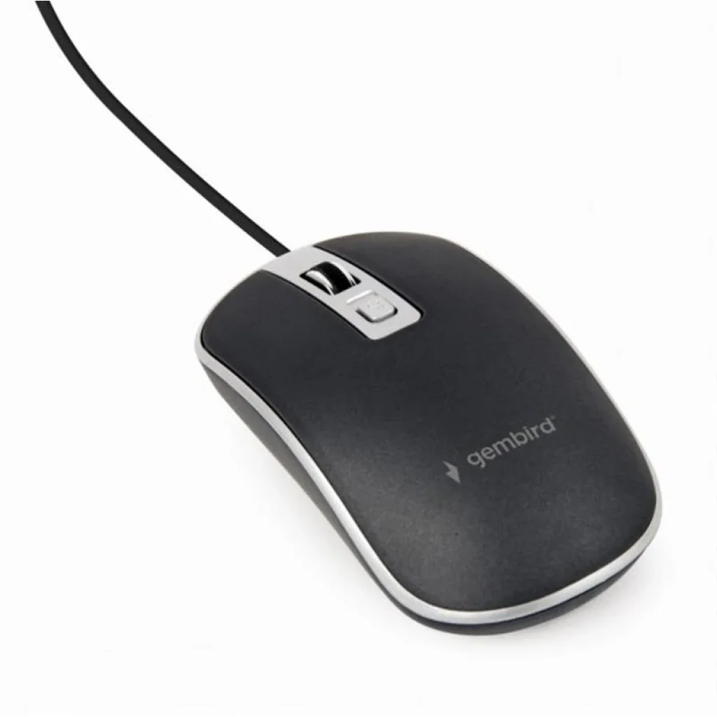 Мышь Gembird MUS-4B-06-BS Black/Silver UA