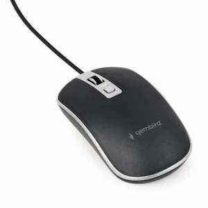Мышь Gembird MUS-4B-06-BS Black/Silver UA