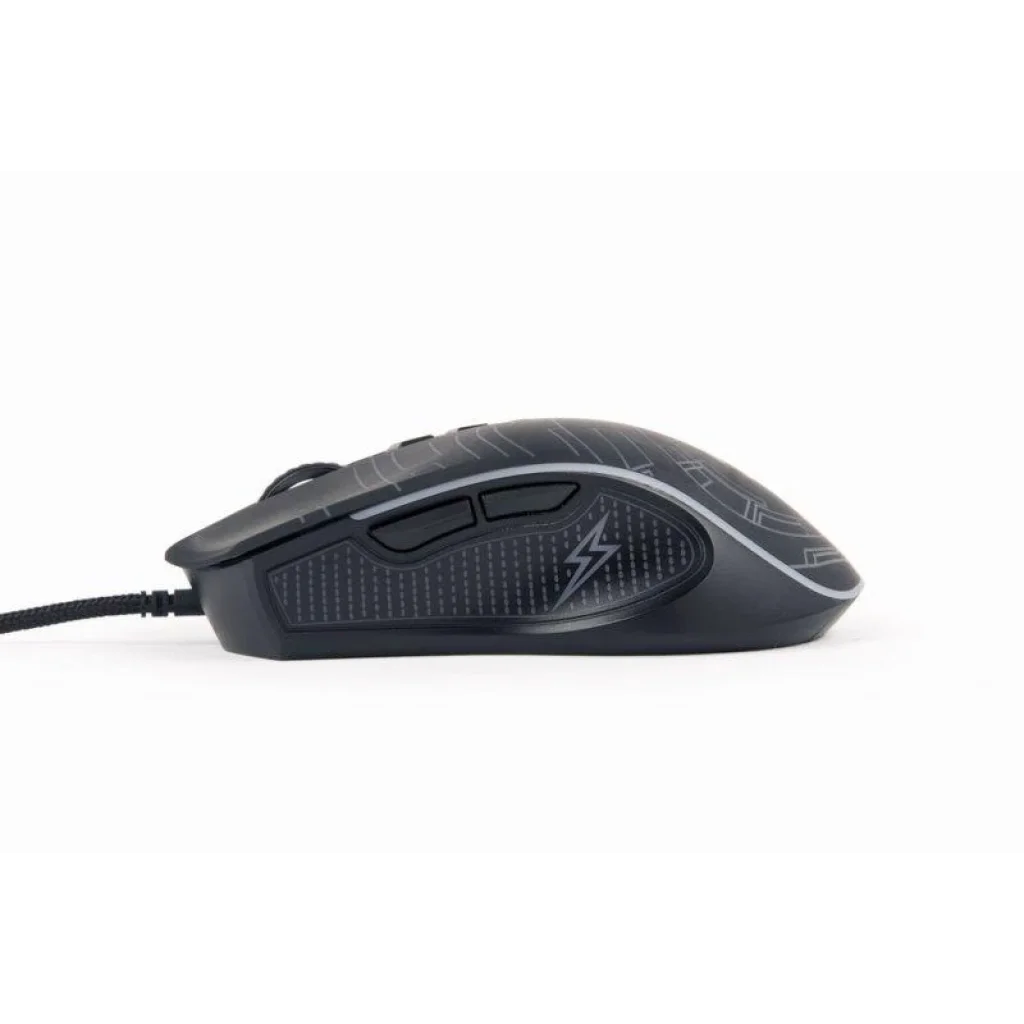 Миша Gembird MUSG-RGB-01 Black UA