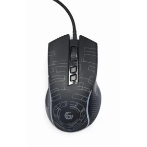 Миша Gembird MUSG-RGB-01 Black UA