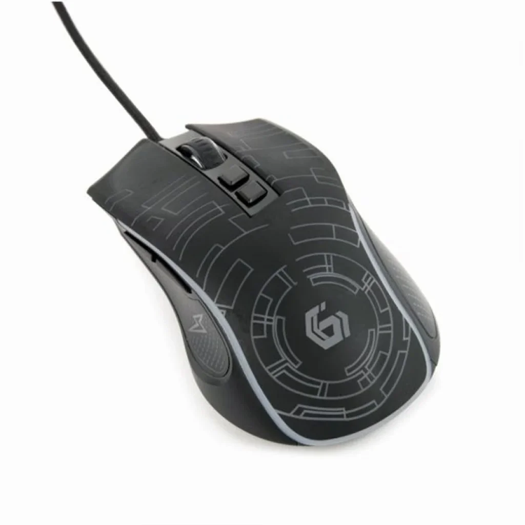 Миша Gembird MUSG-RGB-01 Black UA