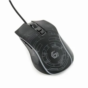 Миша Gembird MUSG-RGB-01 Black UA