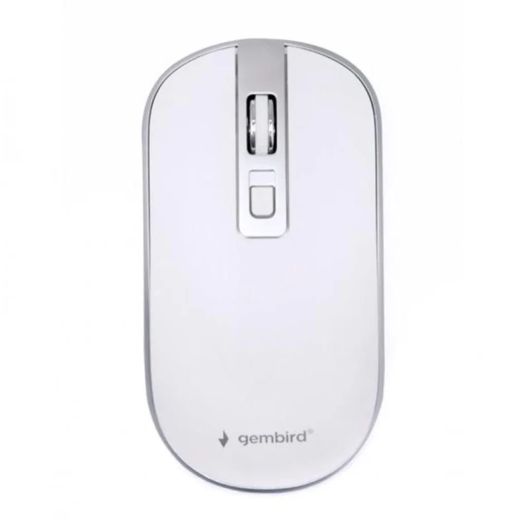 Мышь беспроводная Gembird MUSW-4B-06-WS White/Silver UA