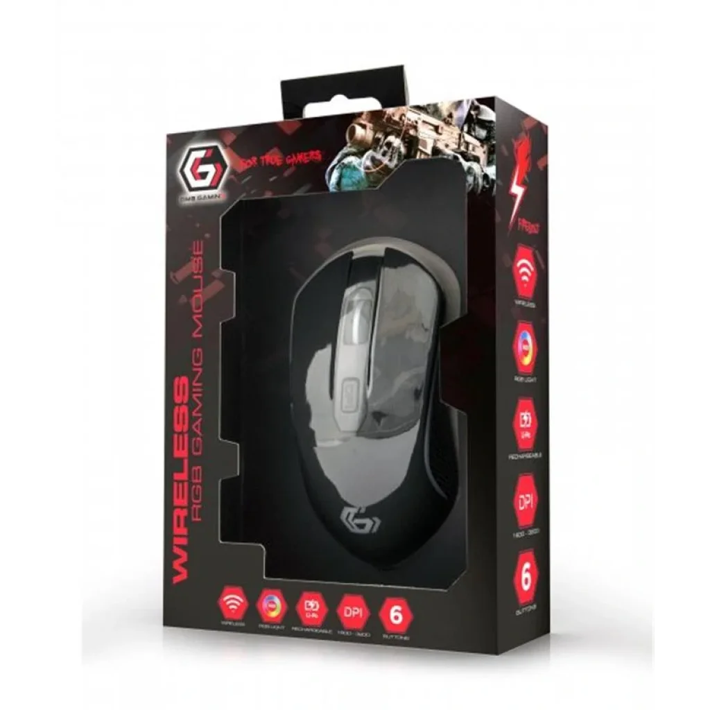 Миша беспроводная Gembird MUSGW-6BL-01 Black UA