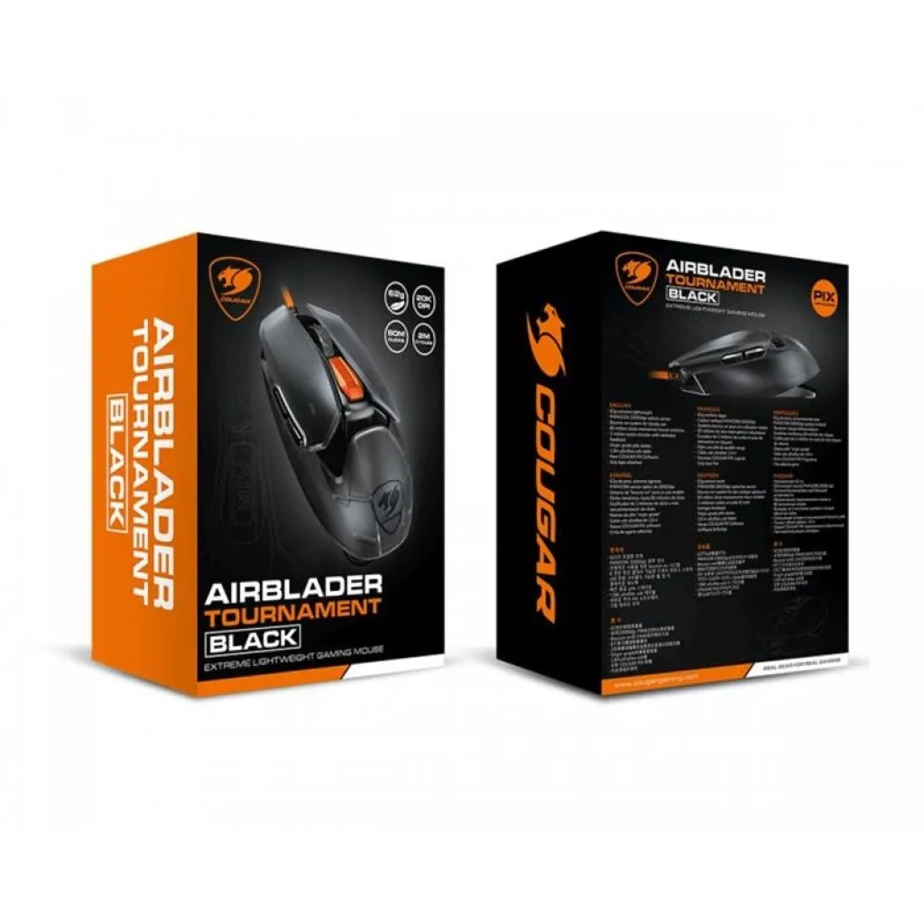 Мышь Cougar AirBlader Tournament Black, AirBlader Tournament (Black) UA