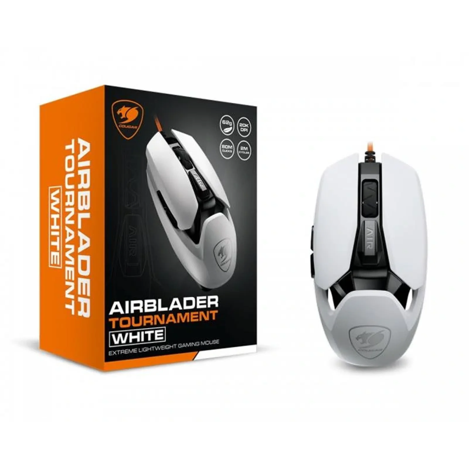 Миша Cougar AirBlader Tournament White, AirBlader Tournament (White) UA