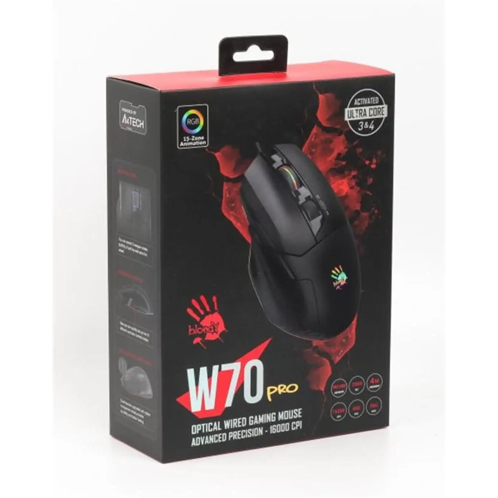 Миша Bloody W70 Pro Stone Black UA