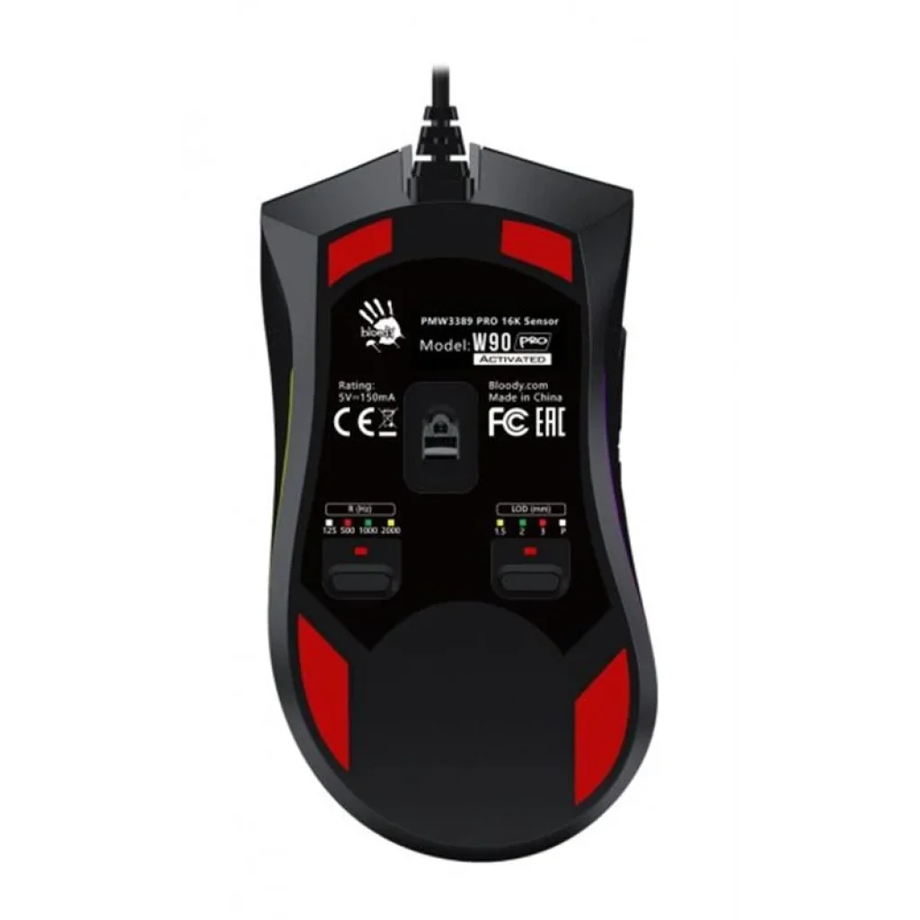 Миша A4Tech Bloody W90 Pro Stone Black, W90 Pro Bloody (Stone black) UA