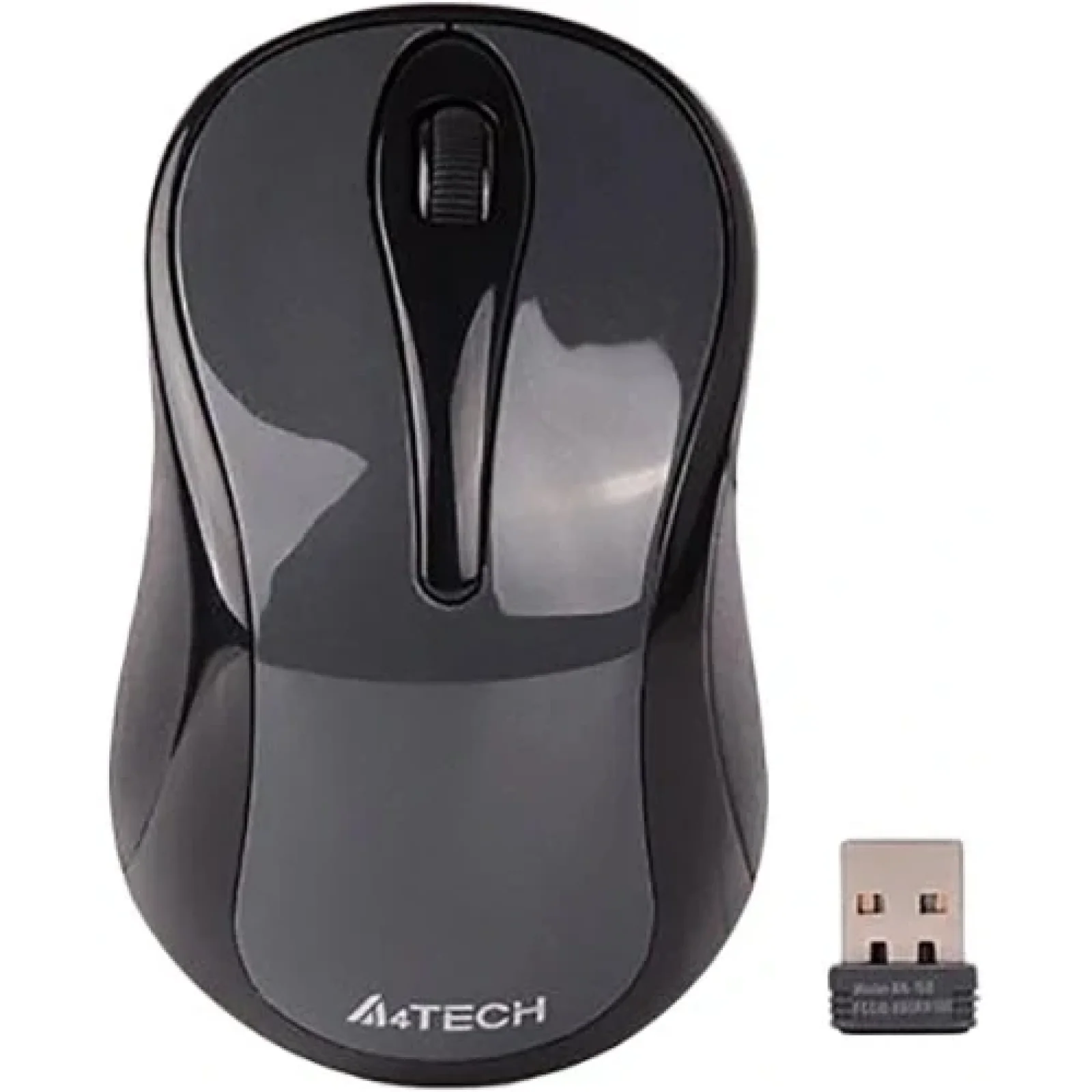 Миша бездротова A4Tech G3-280NS Smoky Grey USB, G3-280NS (Glossy grey) UA
