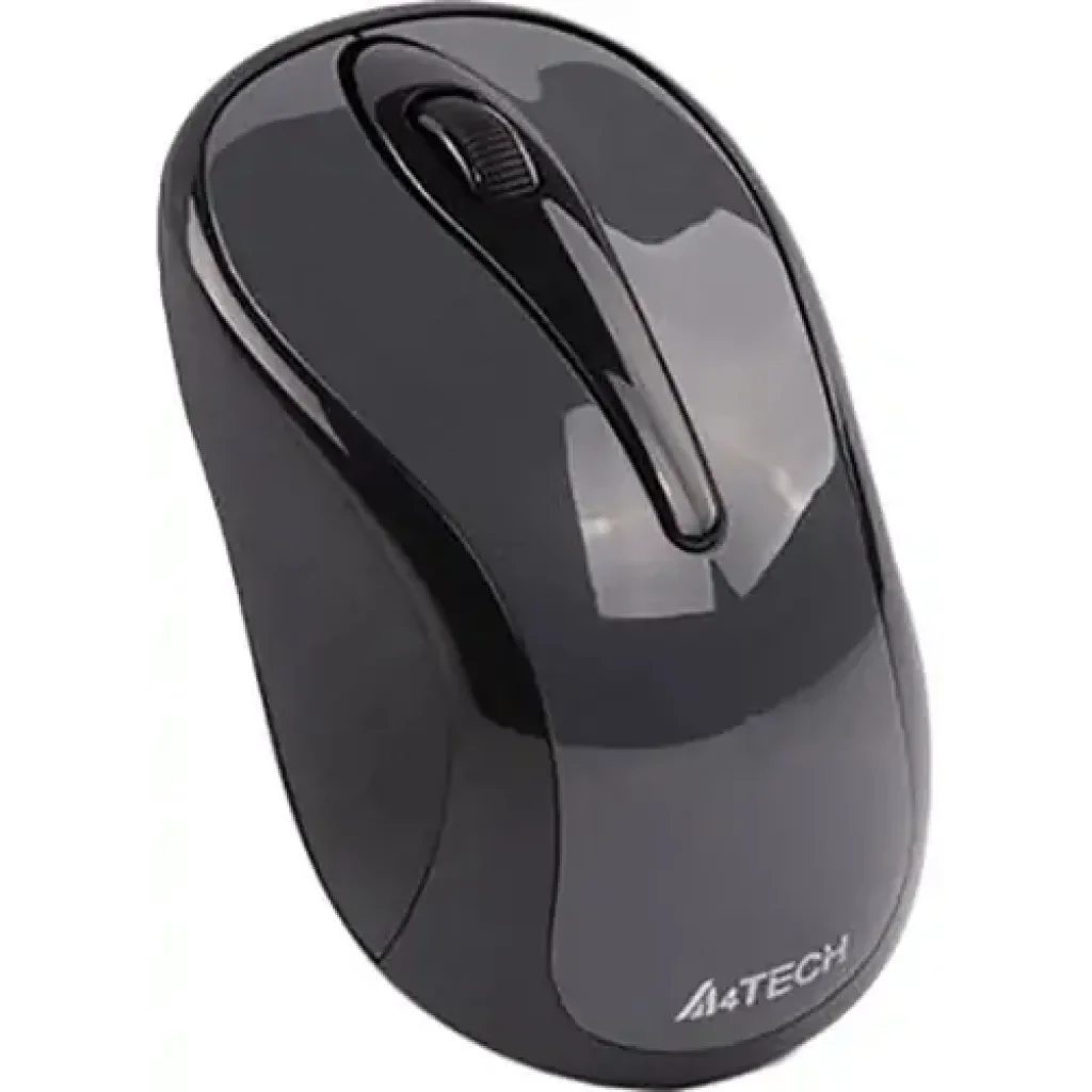 Мышь беспроводная A4Tech G3-280NS Smoky Grey USB, G3-280NS (Glossy grey) UA