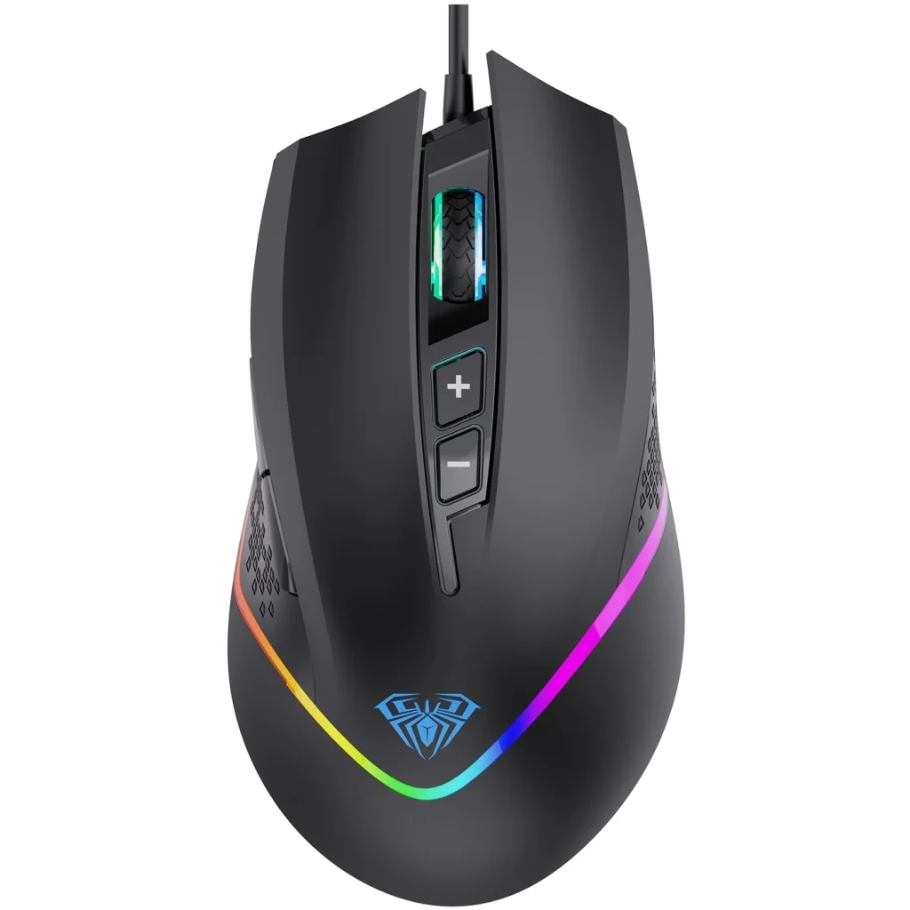 Мышь Aula F805 Wired gaming mouse with 7 keys Black (6948391212906) UA