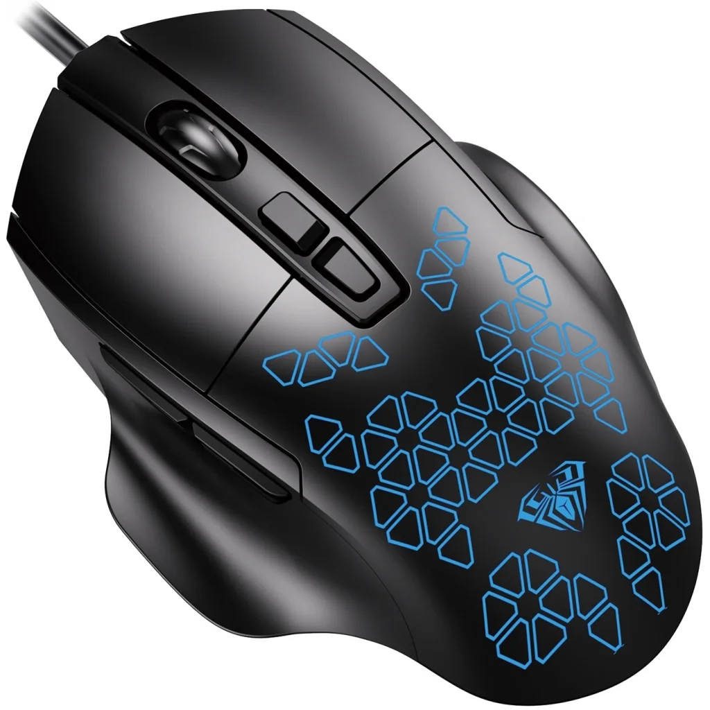 Мышь Aula F812 Wired gaming mouse with 7 keys Black (6948391213132) UA