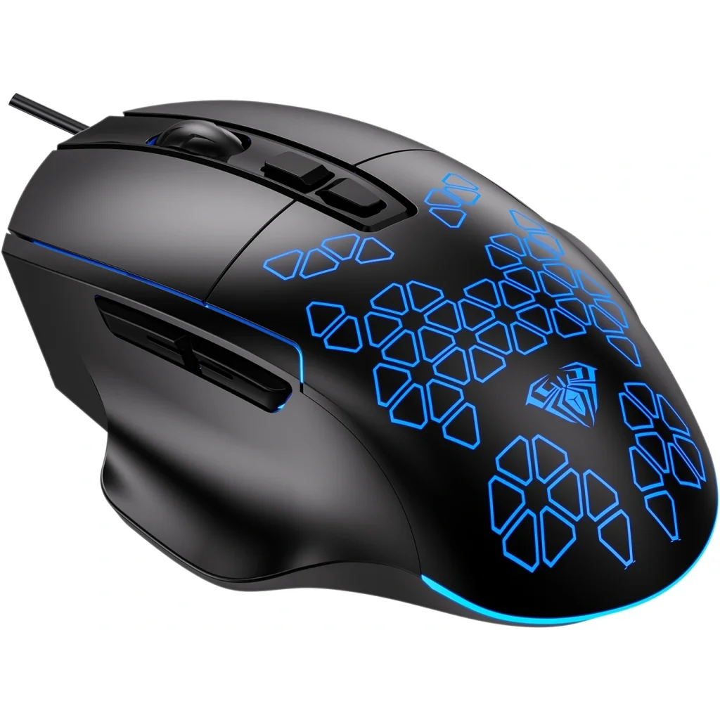 Мышь Aula F812 Wired gaming mouse with 7 keys Black (6948391213132) UA
