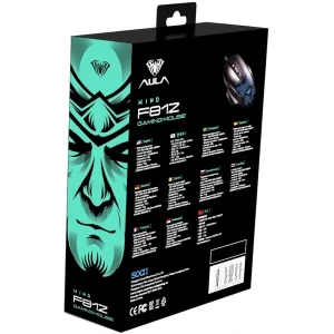 Мышь Aula F812 Wired gaming mouse with 7 keys Black (6948391213132) UA
