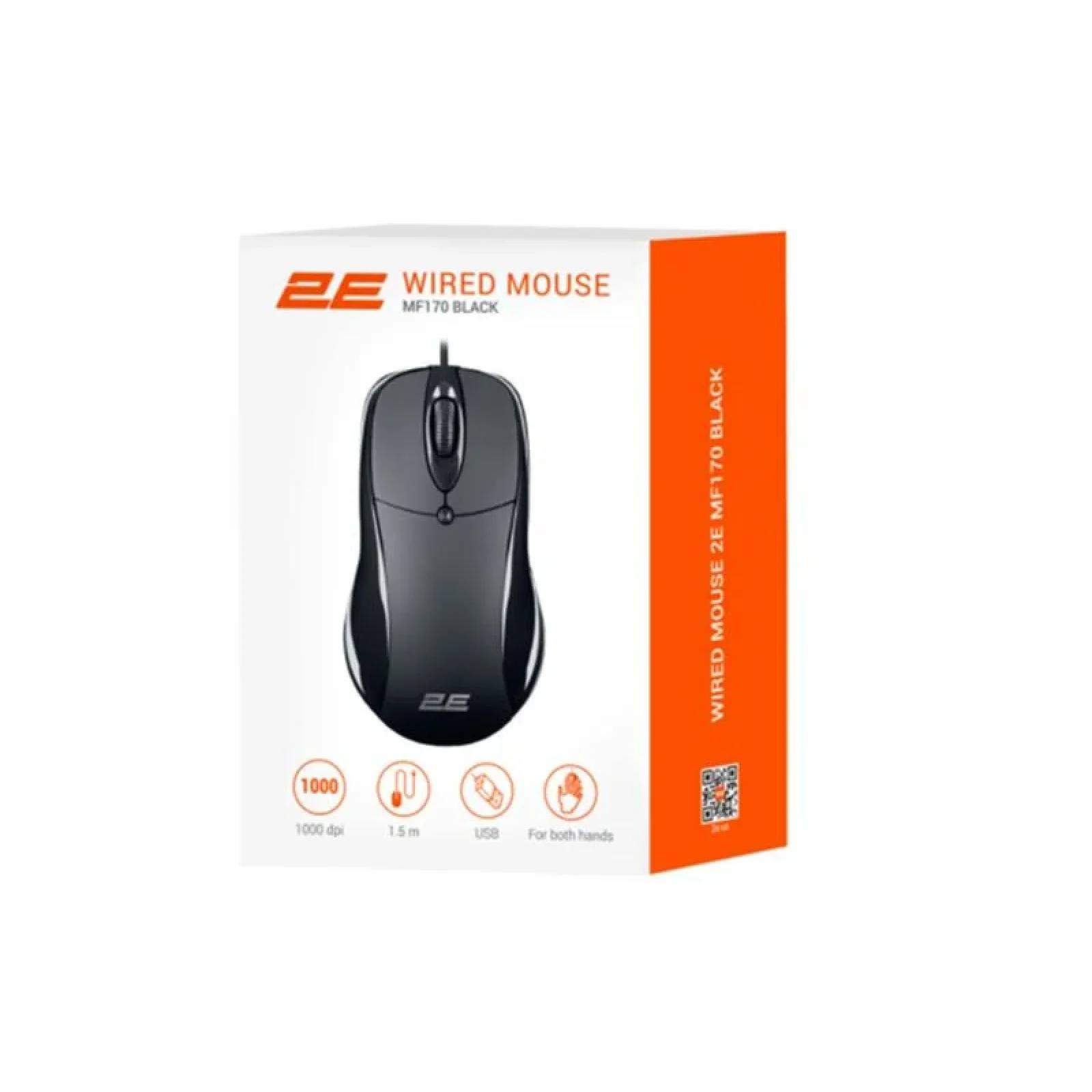 Мышь 2E MF170 Black (2E-MF170UB) USB UA