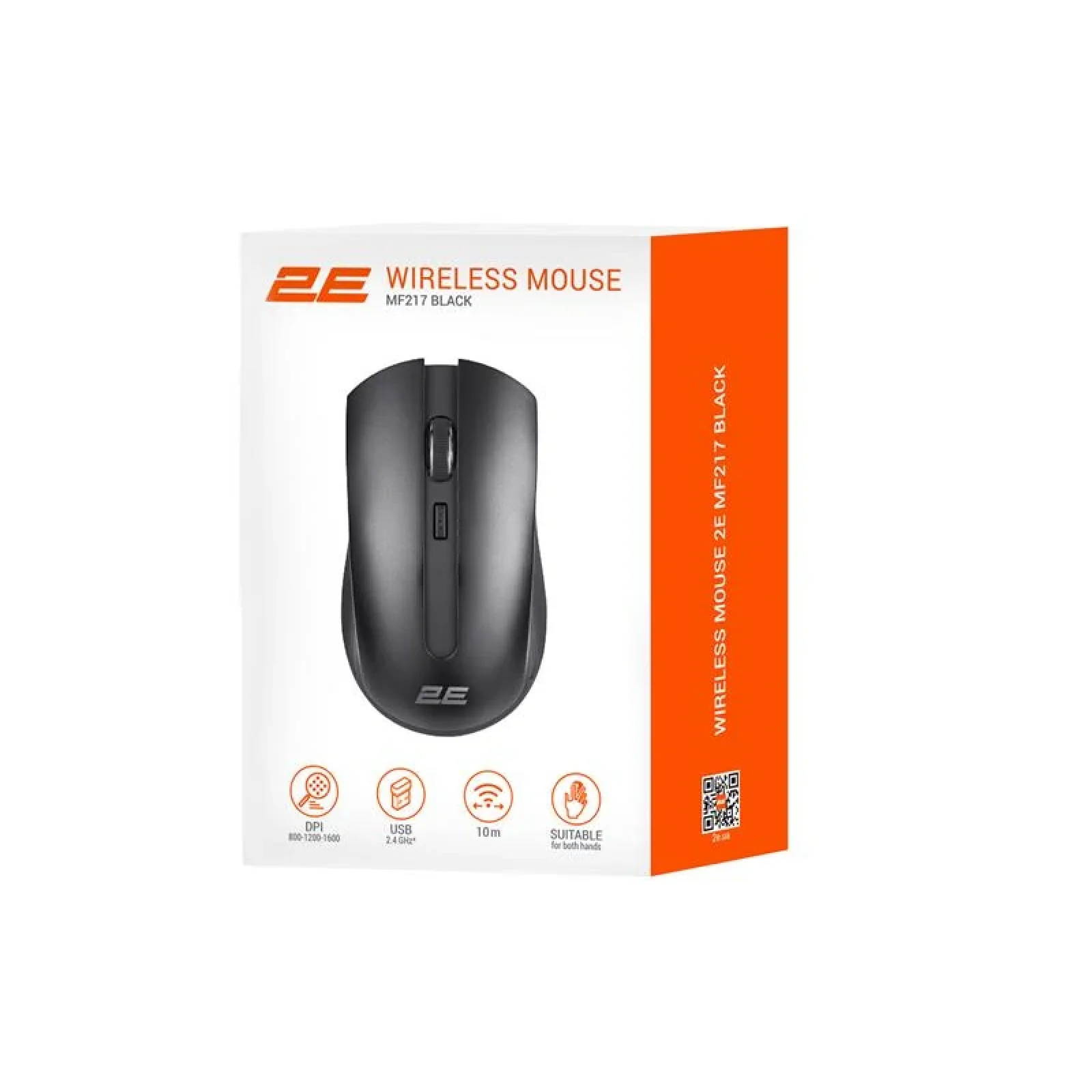 Мышь беспроводная 2E MF217 WL Black (2E-MF217WB) USB UA
