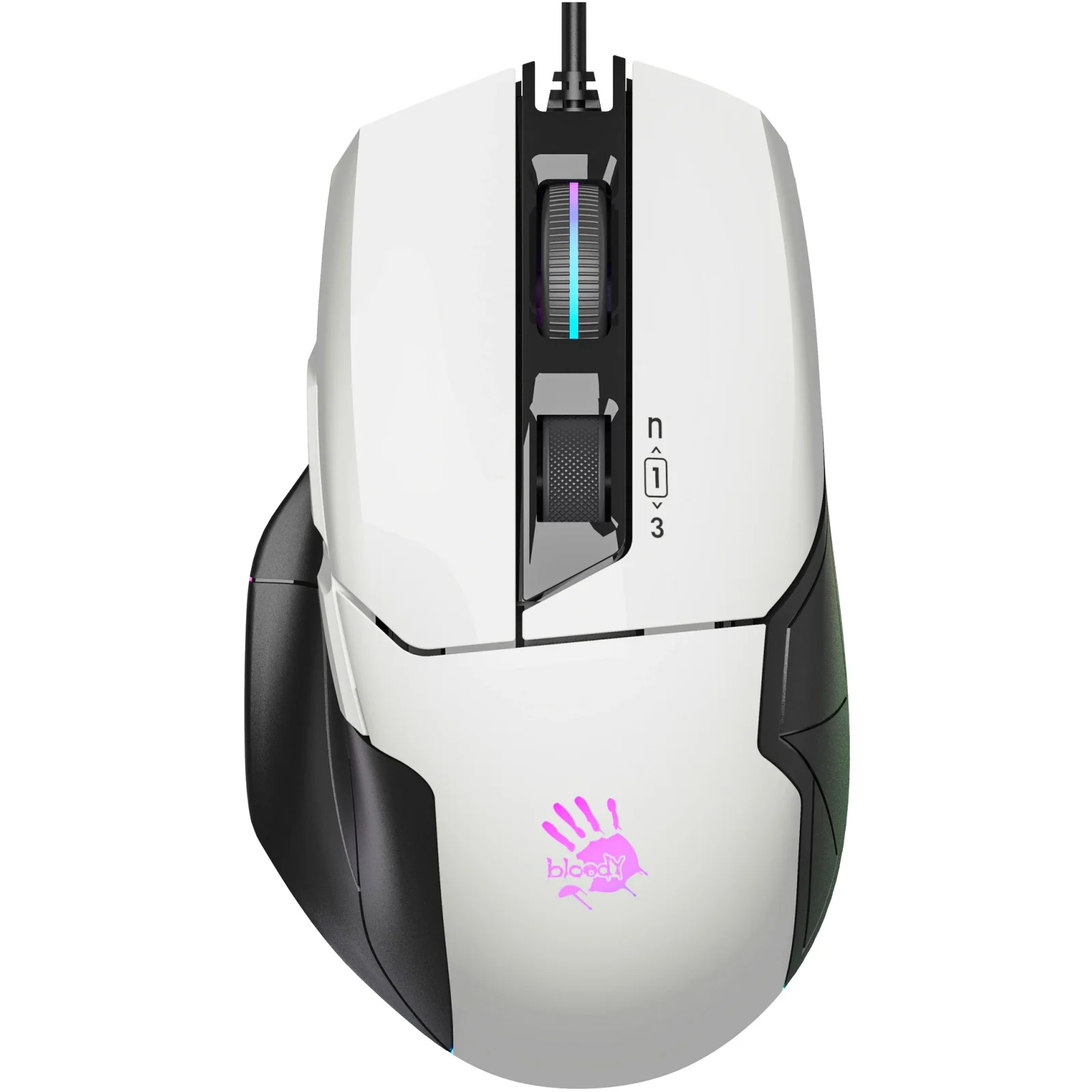 Мышь A4Tech Bloody W70 Max Panda White, W70 Max Bloody (Panda White) UA