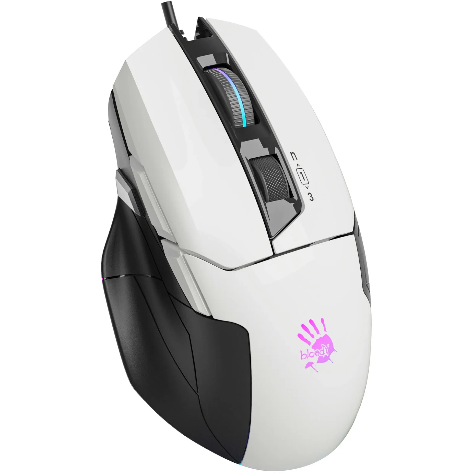 Мышь A4Tech Bloody W70 Max Panda White, W70 Max Bloody (Panda White) UA