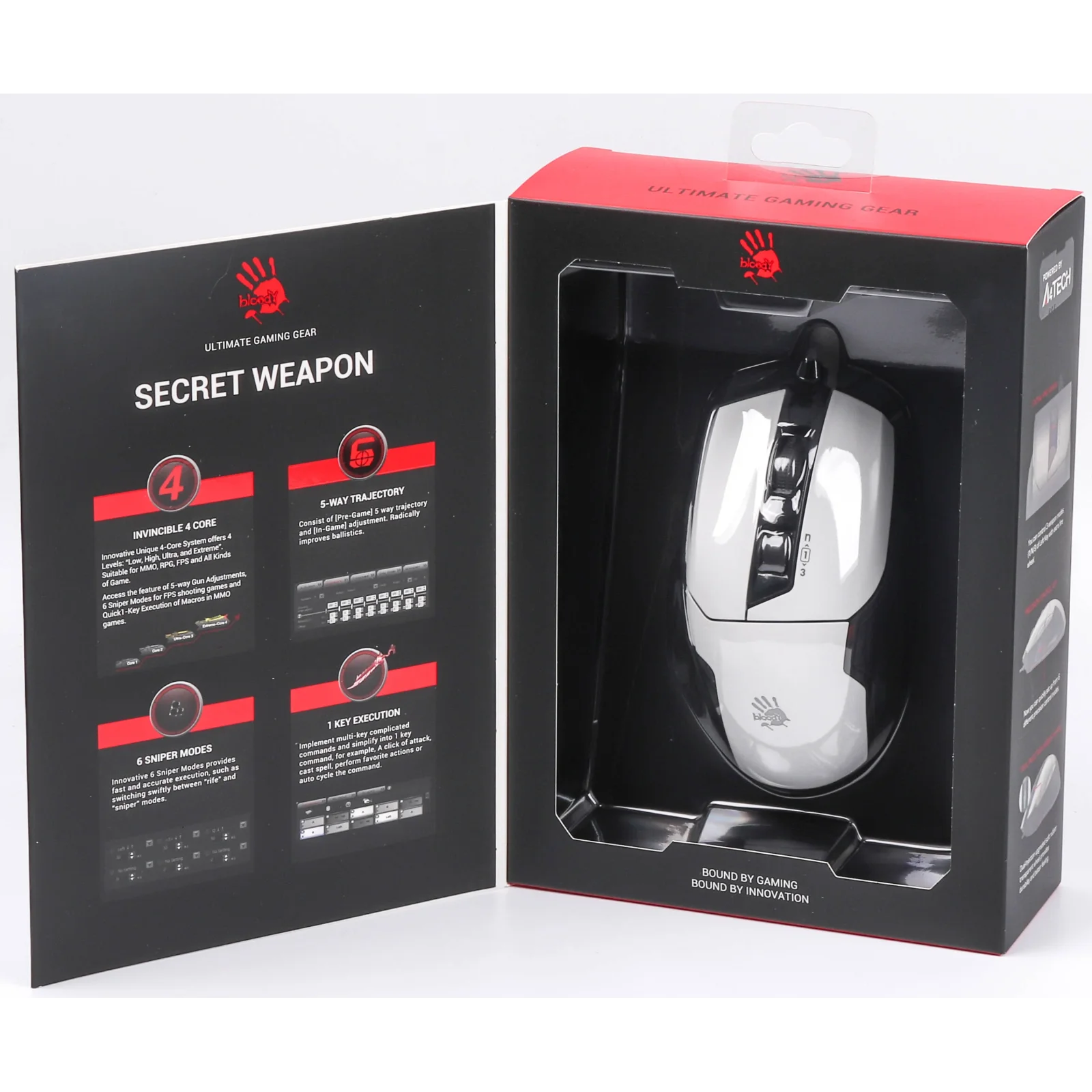 Мышь A4Tech Bloody W70 Max Panda White, W70 Max Bloody (Panda White) UA