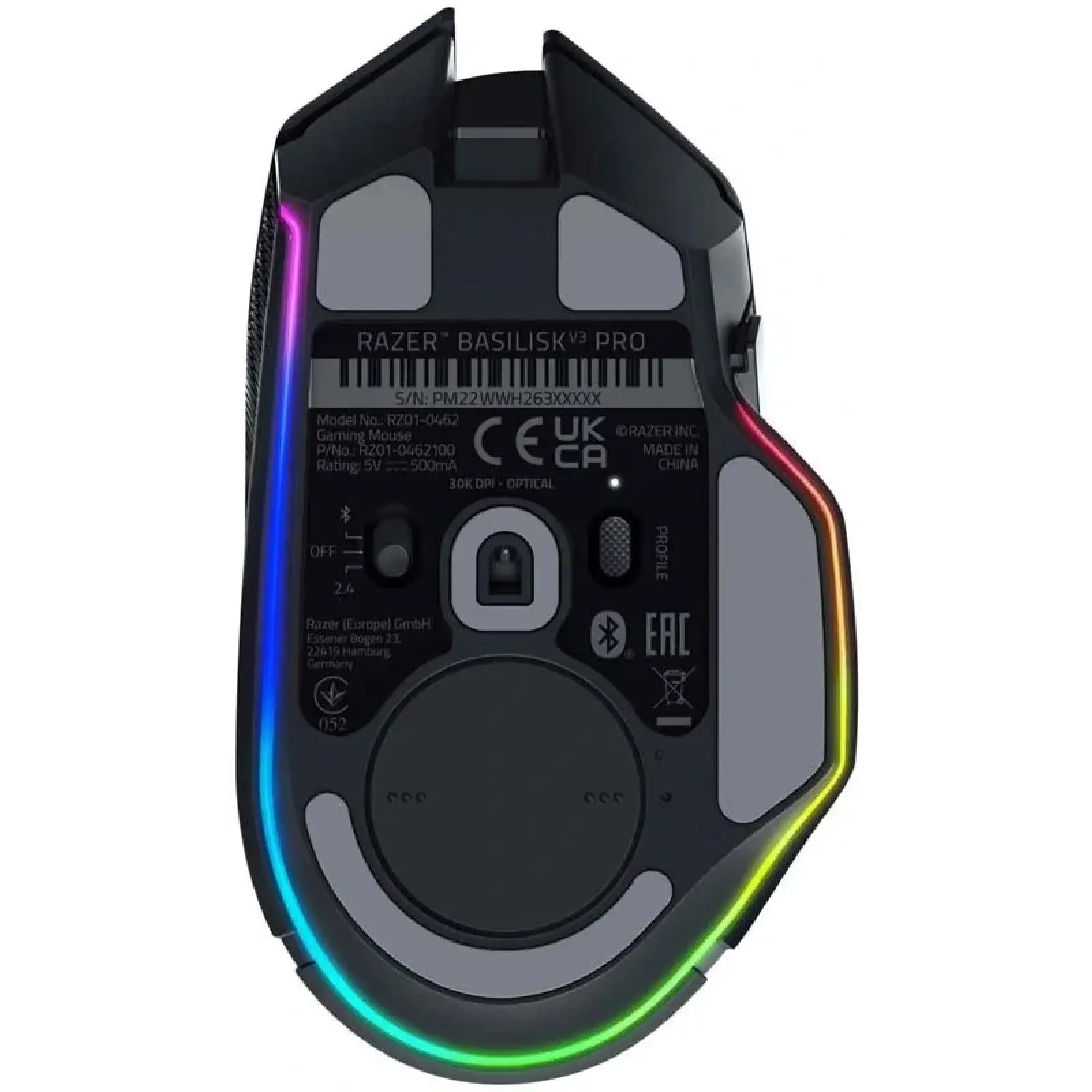 Миша Razer Basilisk V3 Pro Black (RZ01-04620100-R3G1) USB UA