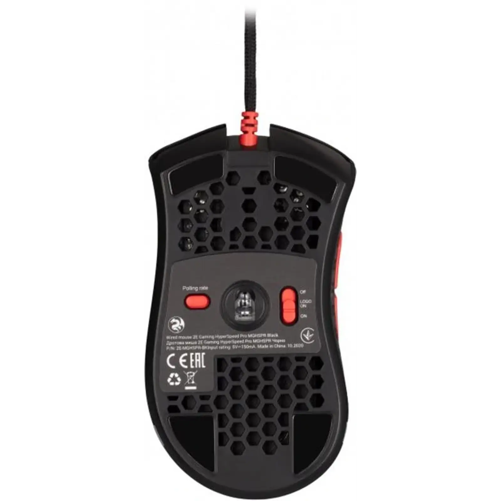 Миша 2E Gaming HyperSpeed Pro RGB Black (2E-MGHSPR-BK) UA