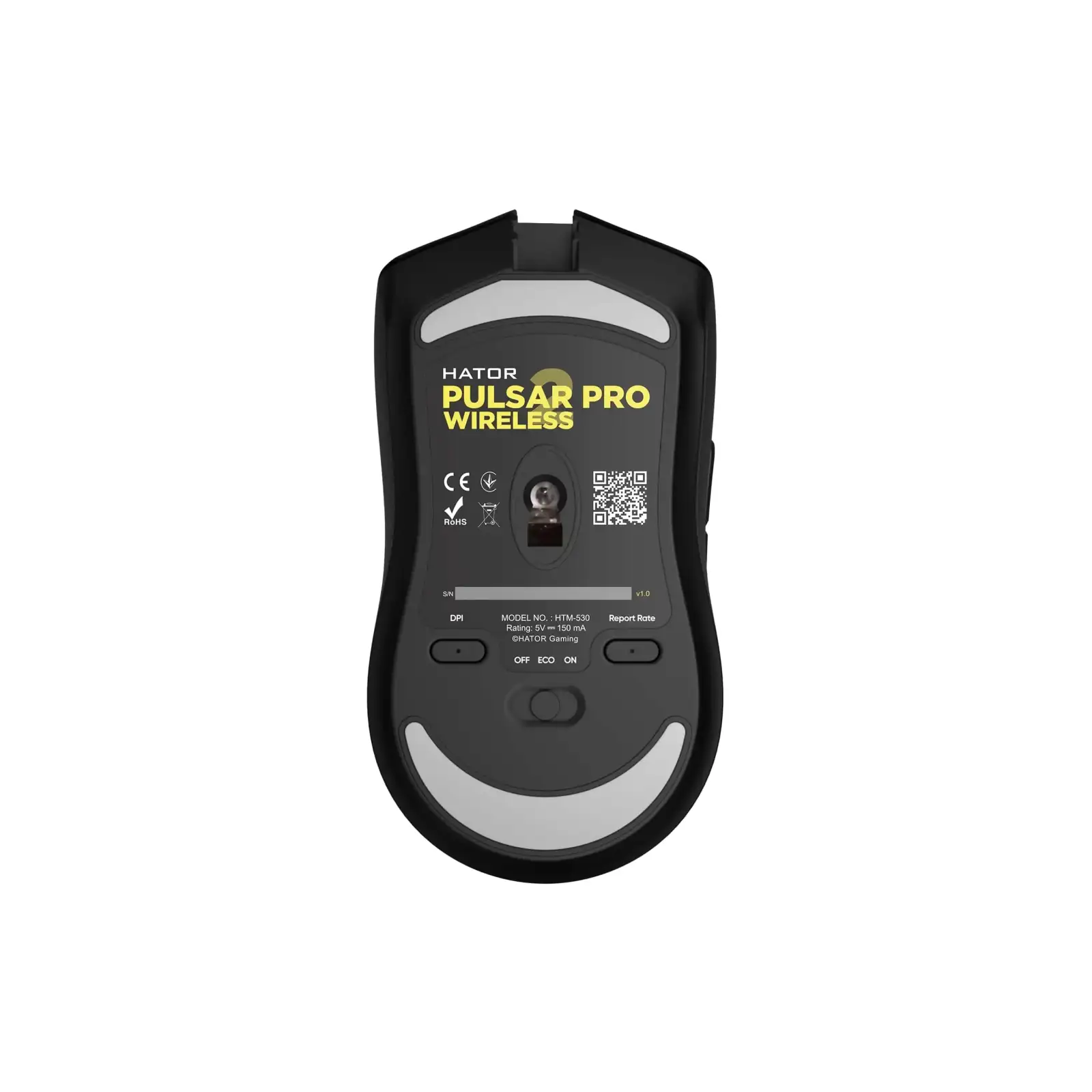 Миша бездротова Hator Pulsar 2 Pro Wireless Black (HTM-530) UA