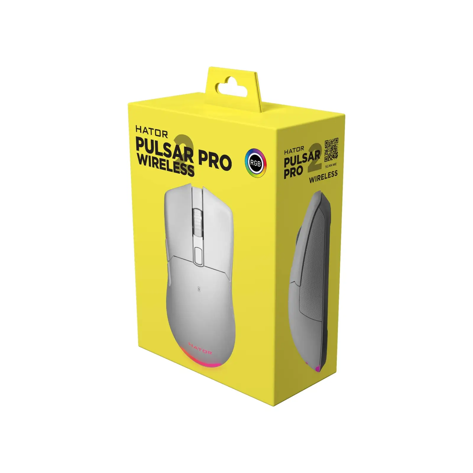Миша бездротова Hator Pulsar 2 Pro Wireless White (HTM-531) UA
