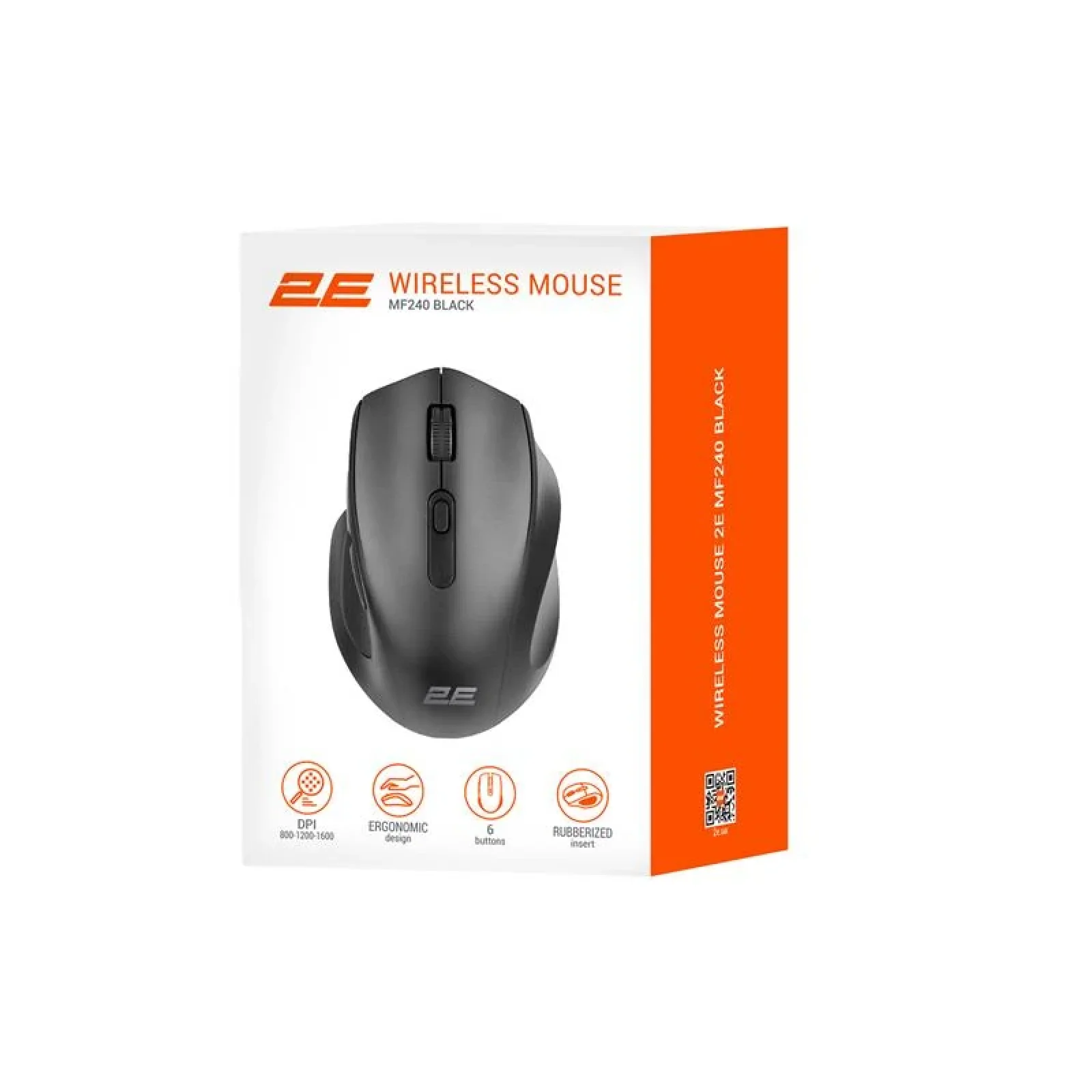Мышь беспроводная 2E MF240 Silent WL Black (2E-MF240WB) UA