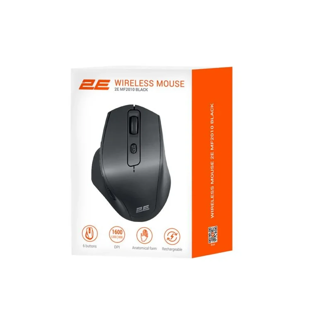 Миша бездротова 2E MF2010 WL Black (2E-MF2010WB) UA