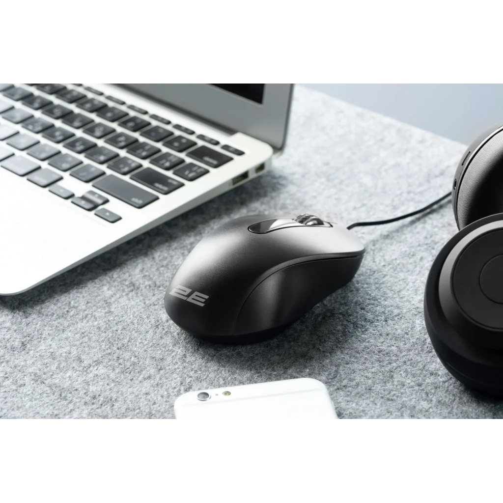 Миша 2E MF160 USB Black (2E-MF160UB) UA