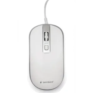 Мышь Gembird MUS-4B-06-WS White/Silver UA