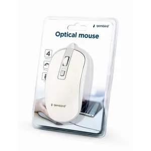 Мышь Gembird MUS-4B-06-WS White/Silver UA