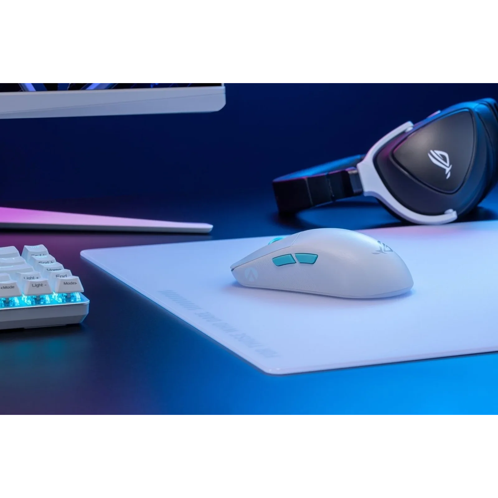 Миша бездротова Asus ROG Harpe Ace Aim Lab Edition White (90MP02W0-BMUA10) UA