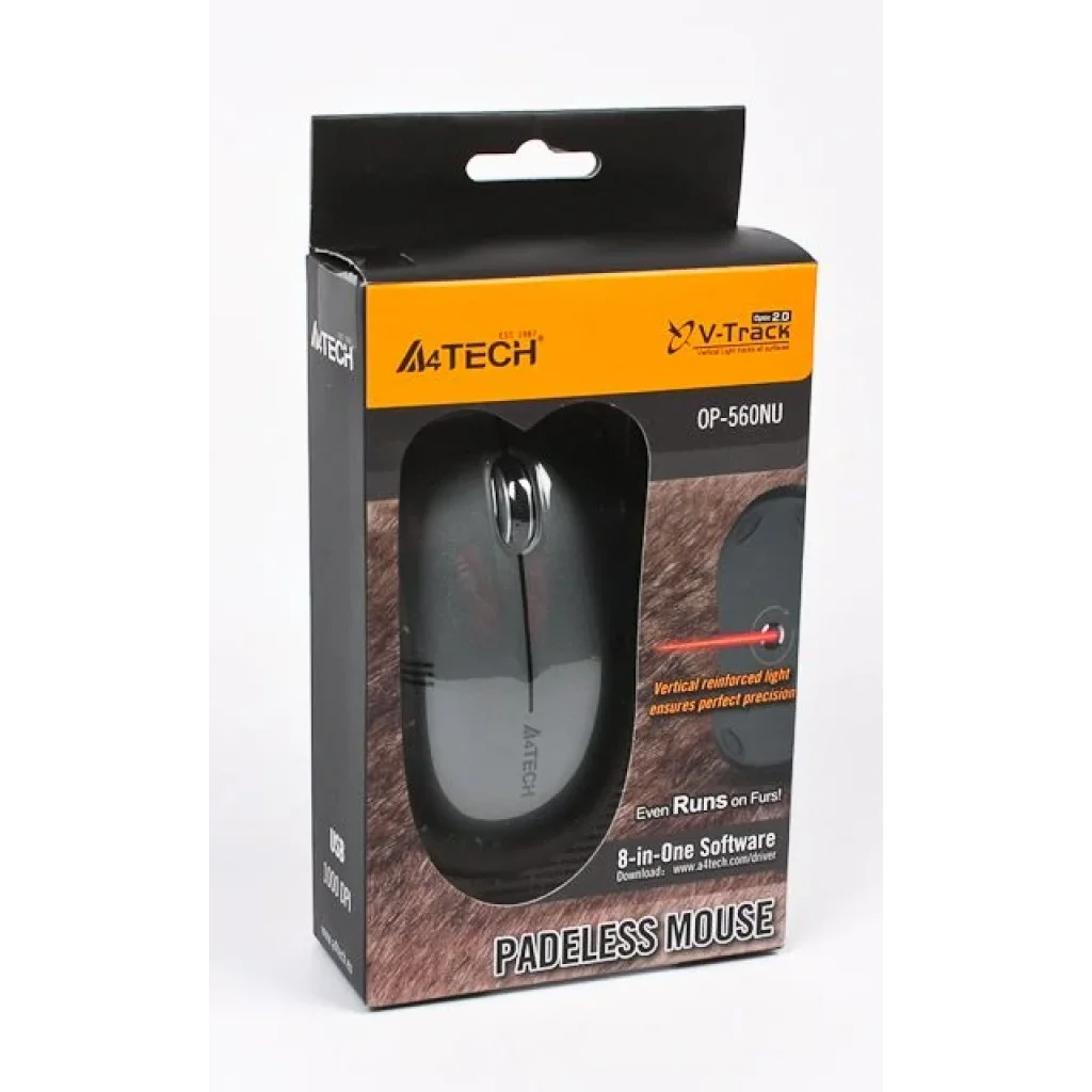 Миша A4 OP-560NU Black USB V-Track, OP-560NU USB (Black) UA