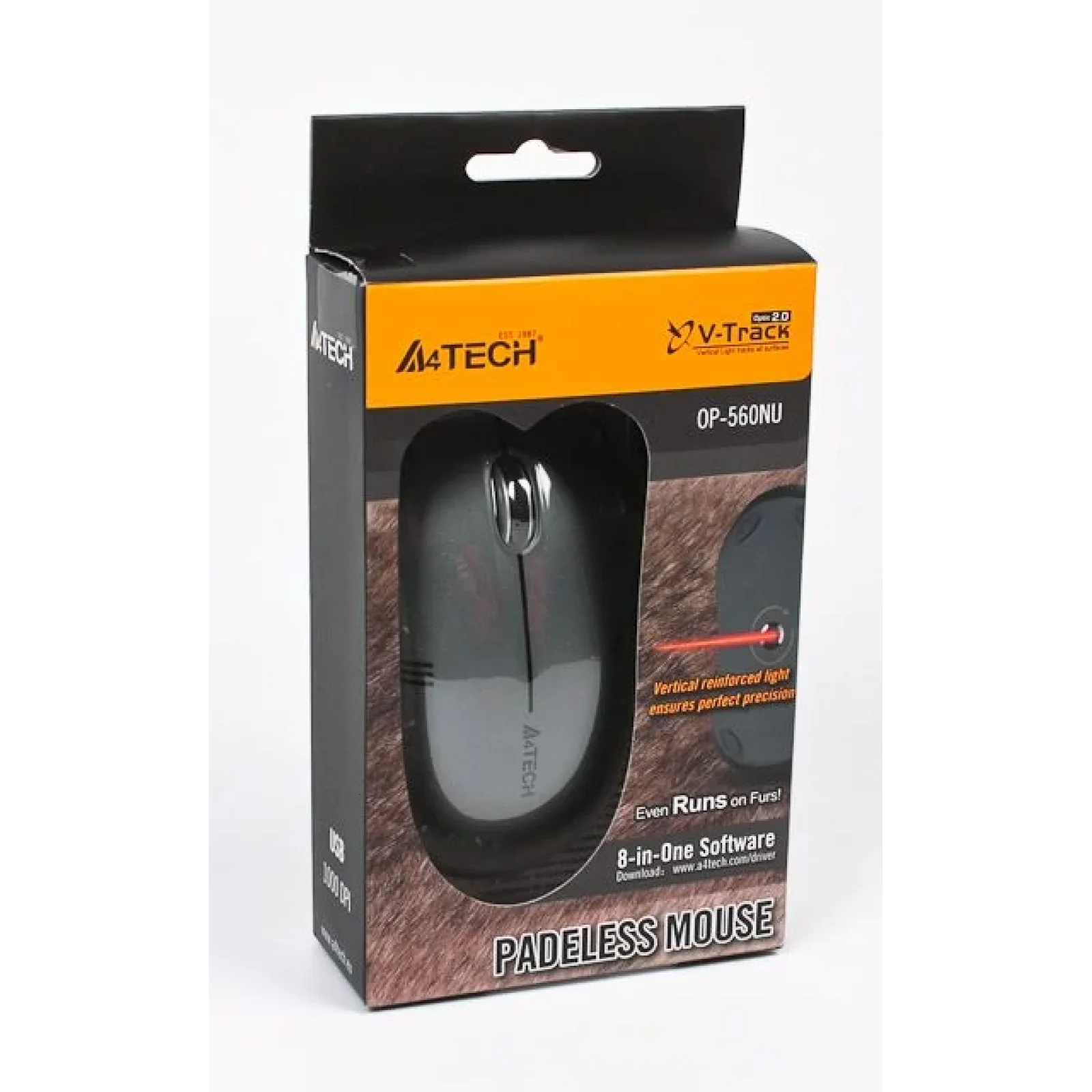 Миша A4 OP-560NU Black USB V-Track, OP-560NU USB (Black) UA