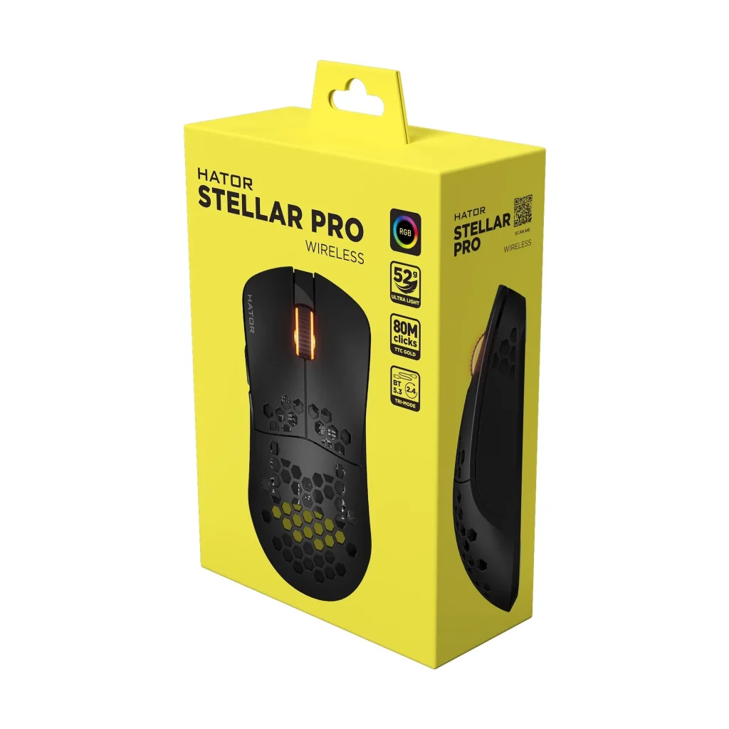 Миша Hator Stellar Pro Wireless Black (HTM550) UA