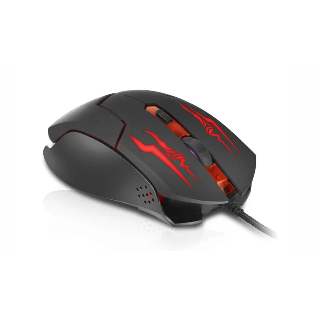 Мышь REAL-EL RM-520 Gaming Black USB, EL123200020 UA