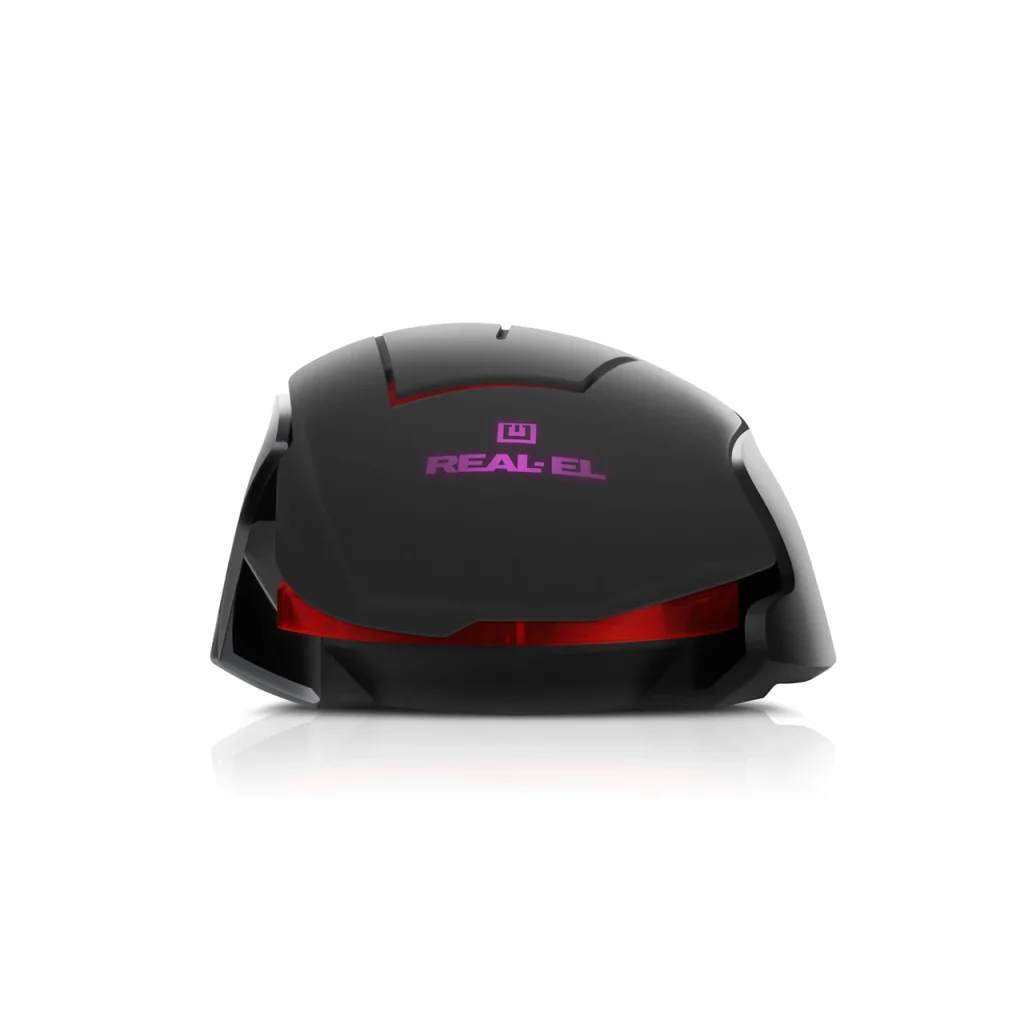 Мышь REAL-EL RM-520 Gaming Black USB, EL123200020 UA