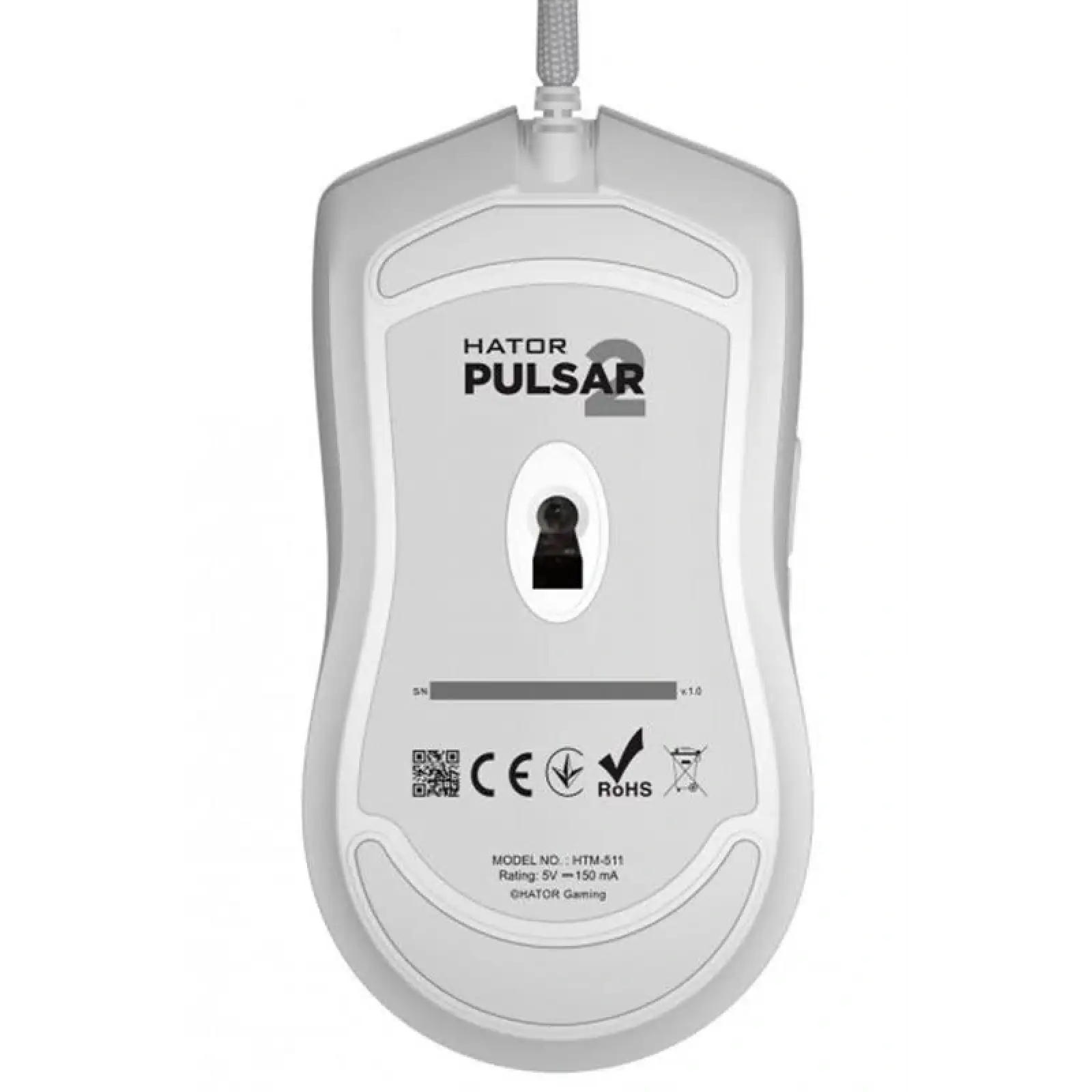 Миша Hator Pulsar 2 White (HTM-511) UA