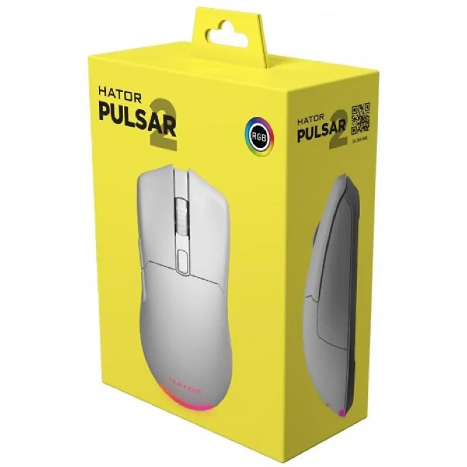 Миша Hator Pulsar 2 White (HTM-511) UA