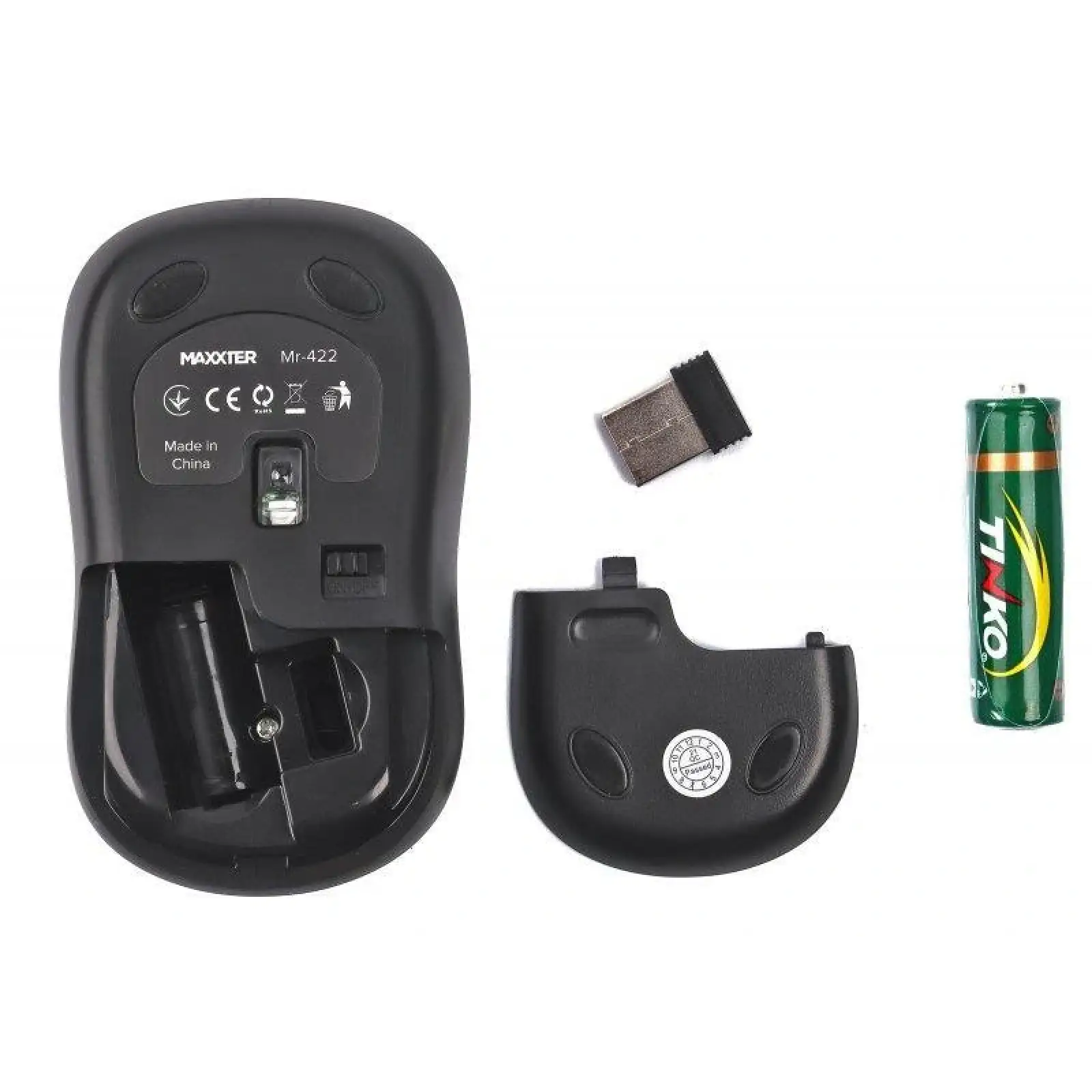 Миша беспроводная Maxxter Mr-422 Black UA