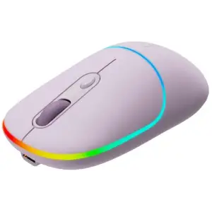 Миша бездротова Canyon MW-22 Dual Band RGB Wireless Pearl Rose (CNS-CMSW22PR) UA