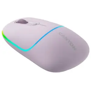 Миша бездротова Canyon MW-22 Dual Band RGB Wireless Pearl Rose (CNS-CMSW22PR) UA
