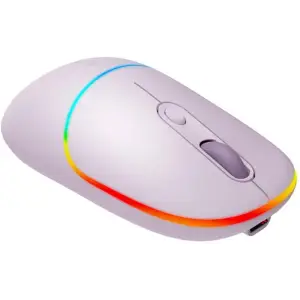Миша бездротова Canyon MW-22 Dual Band RGB Wireless Pearl Rose (CNS-CMSW22PR) UA