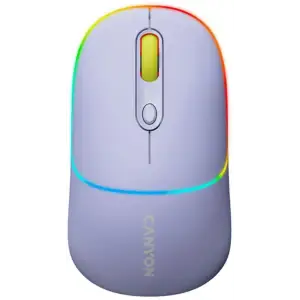 Мышь беспроводная Canyon MW-22 Dual Band RGB Wireless Mountain Lavender (CNS-CMSW22ML) UA